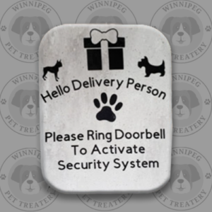 Corian® Pet Signs - Hello Delivery Person