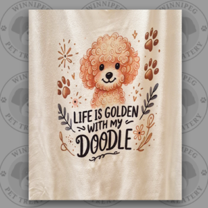 T-Shirts For the Pet Lovers, Life is Golden With My Doodle