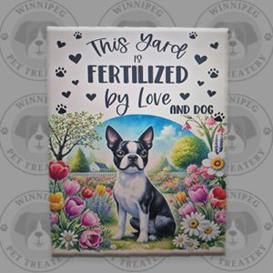 Corian® Pet Signs - This Yard Is Fertilized With Love