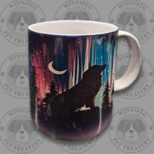 Ceramic Mug for Pet Lovers - Dog in the Night